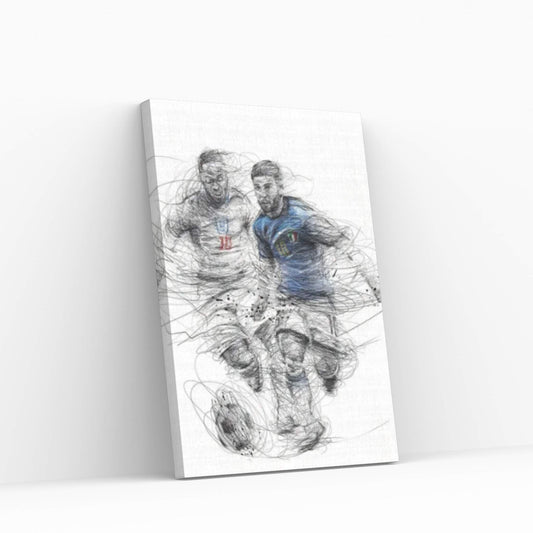 Italia Inghilterra Canvas Wall Art - Y Canvas