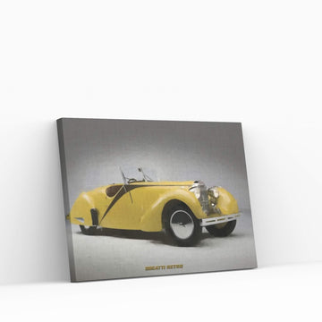 Bugatti Retro Canvas Wall Art - Y Canvas