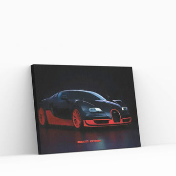 Bugatti Veyron Canvas Wall Art - Y Canvas