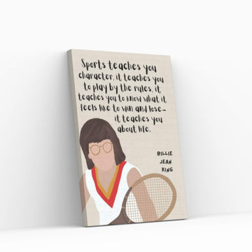 Jean King Quote Canvas Wall Art - Y Canvas