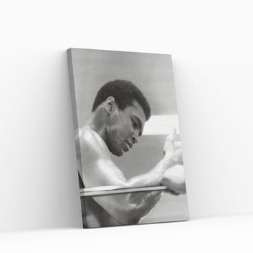 Side View Of Muhammad Ali In The Corner II Canvas Wall Art - Y Canvas