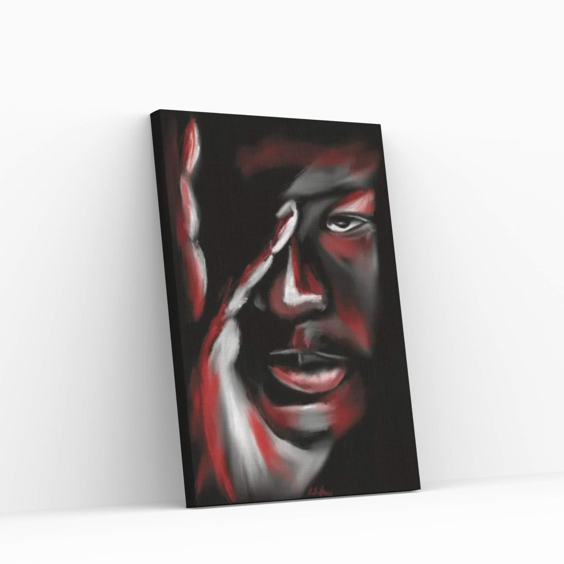 Jordan Serious Canvas Wall Art - Y Canvas