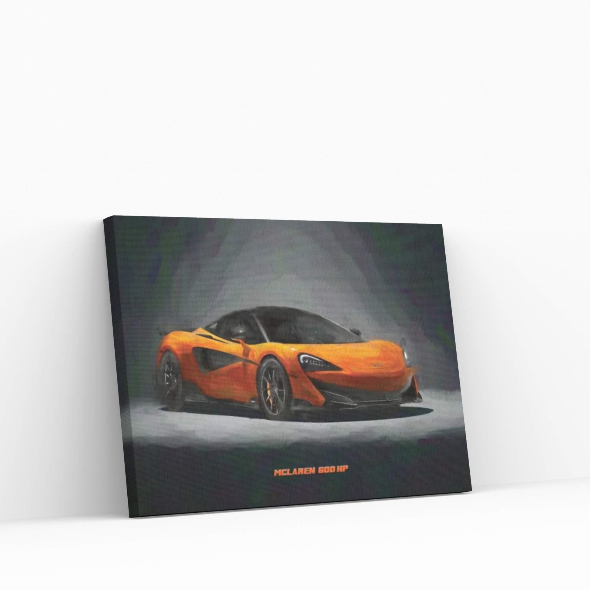 McLaren 600 HP In Watercolor Canvas Wall Art - Y Canvas