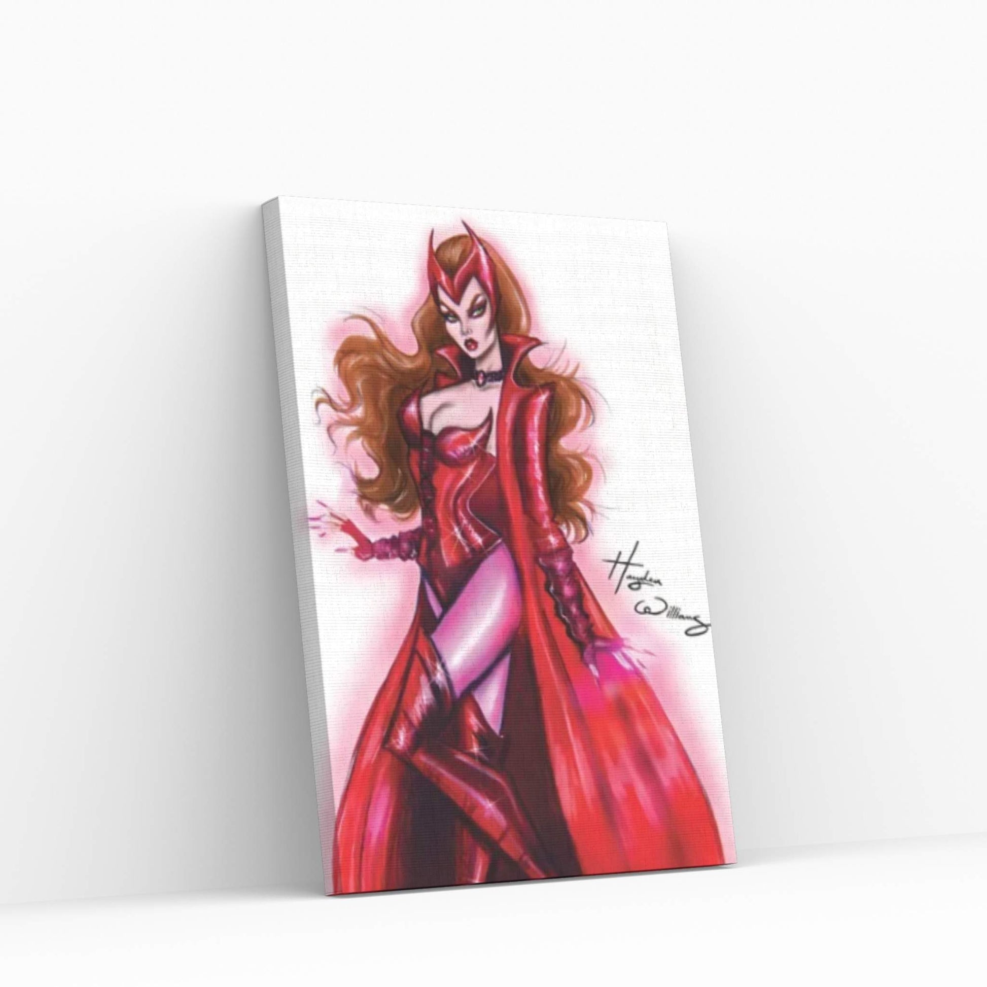 Scarlet Witch Wandavision Canvas Wall Art - Y Canvas