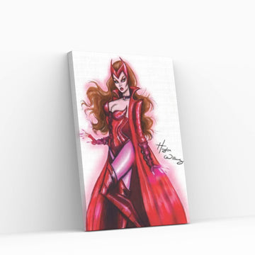 Scarlet Witch Wandavision Canvas Wall Art - Y Canvas