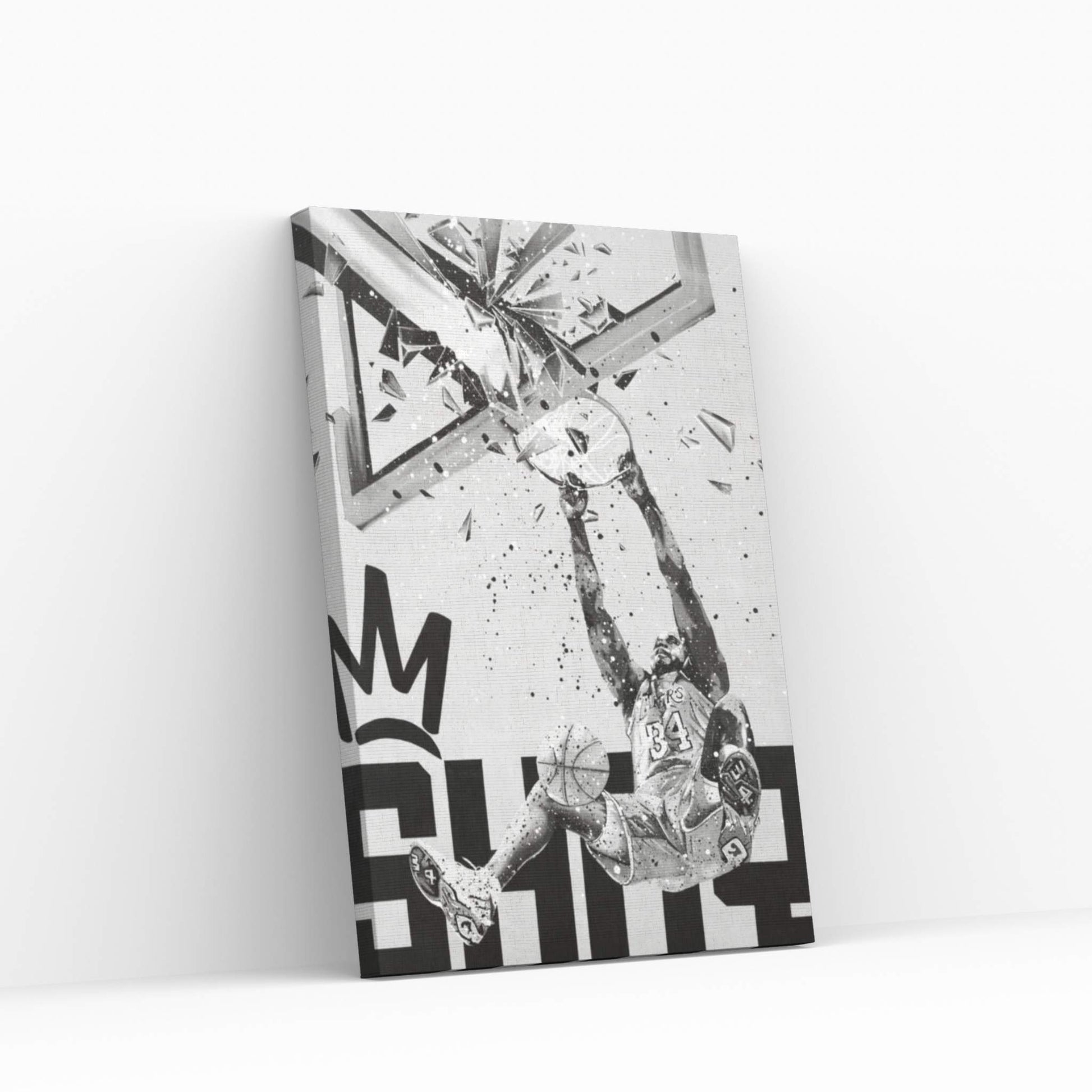 Shaq Canvas Wall Art - Y Canvas