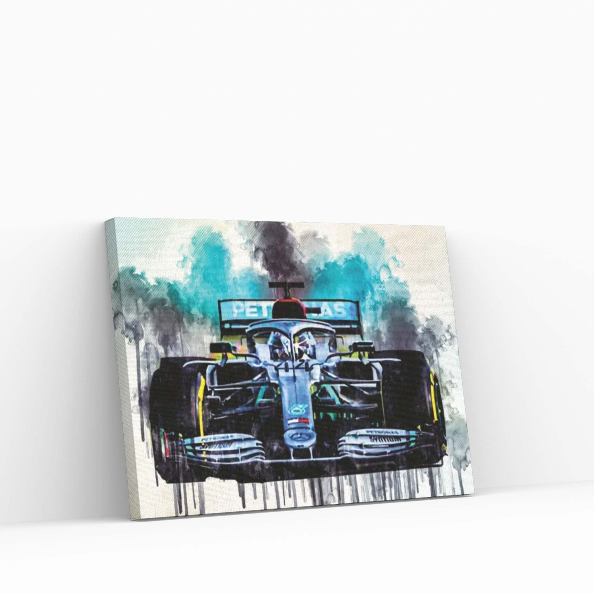 Mercedes-Amg F1 W11 Eq Performance Close-Up Lewis Hamilton 2020 F1 Cars Raceway Formula 1 Canvas Wall Art - Y Canvas