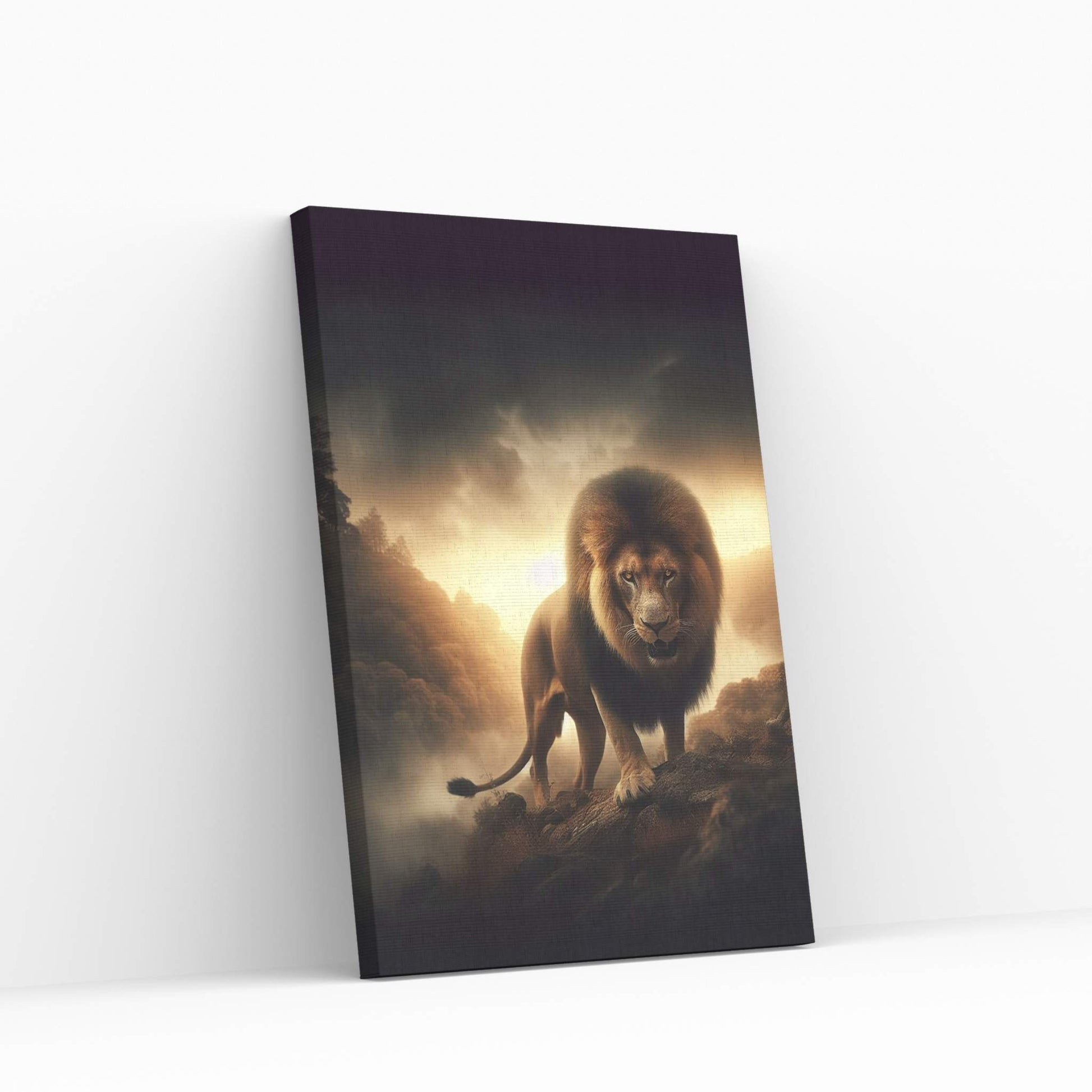 Lion Animal Canvas Wall Art Home Decor - Y Canvas