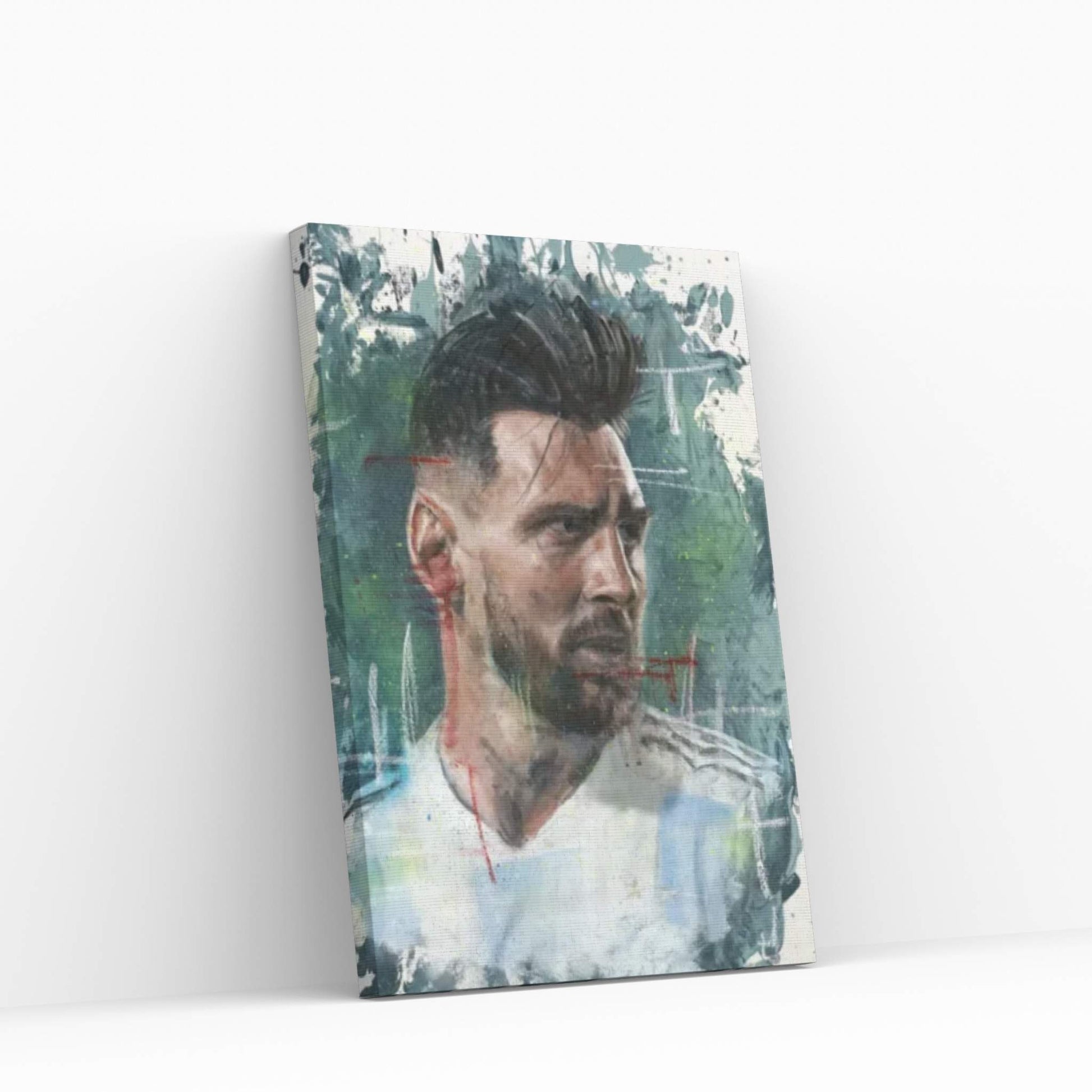 Lionel Messi Canvas Wall Art - Y Canvas