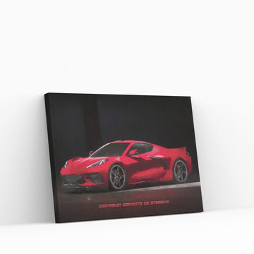 Chevrolet Corvette Stingray Canvas Wall Art - Y Canvas