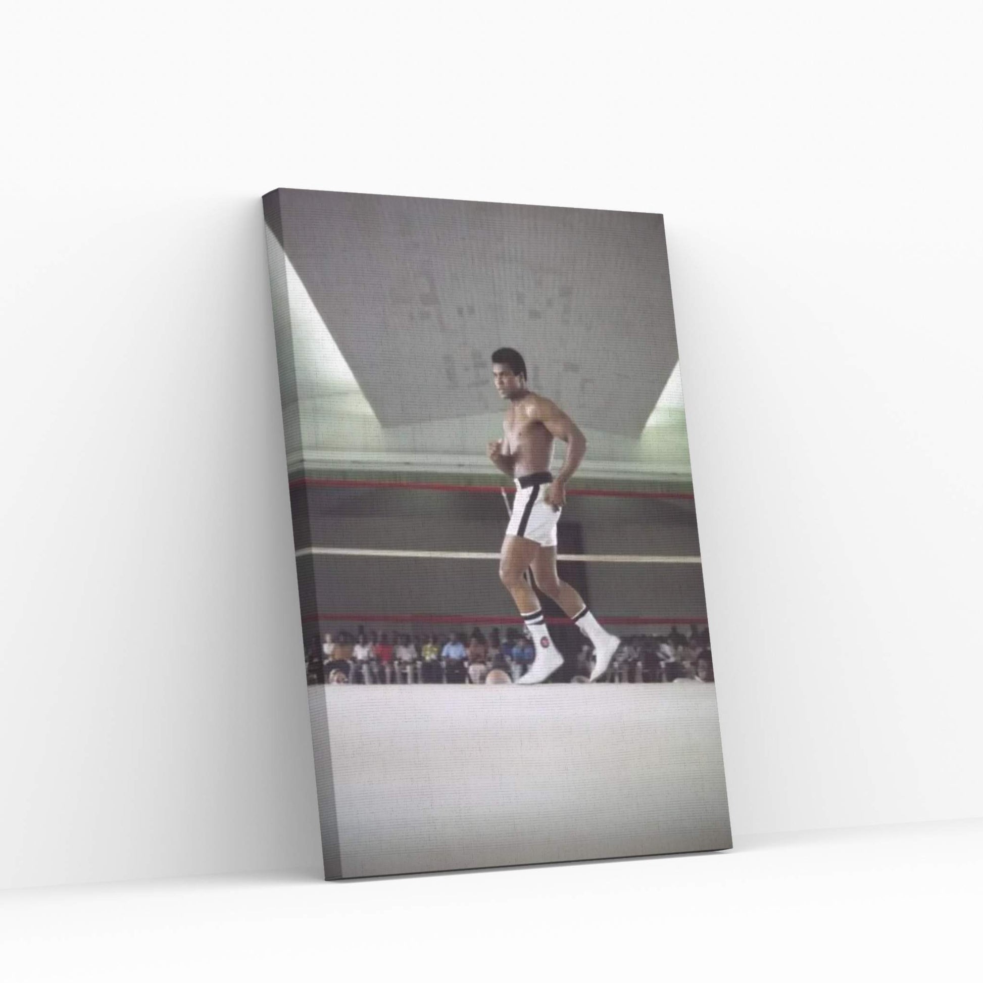 Rumble In The Jungle™ Footwork Training Canvas Wall Art - Y Canvas