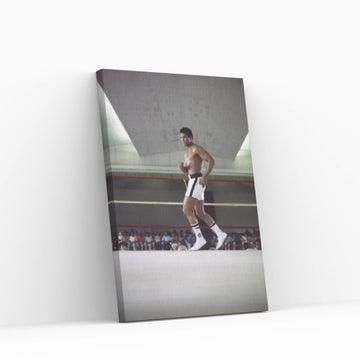 Rumble In The Jungle™ Footwork Training Canvas Wall Art - Y Canvas