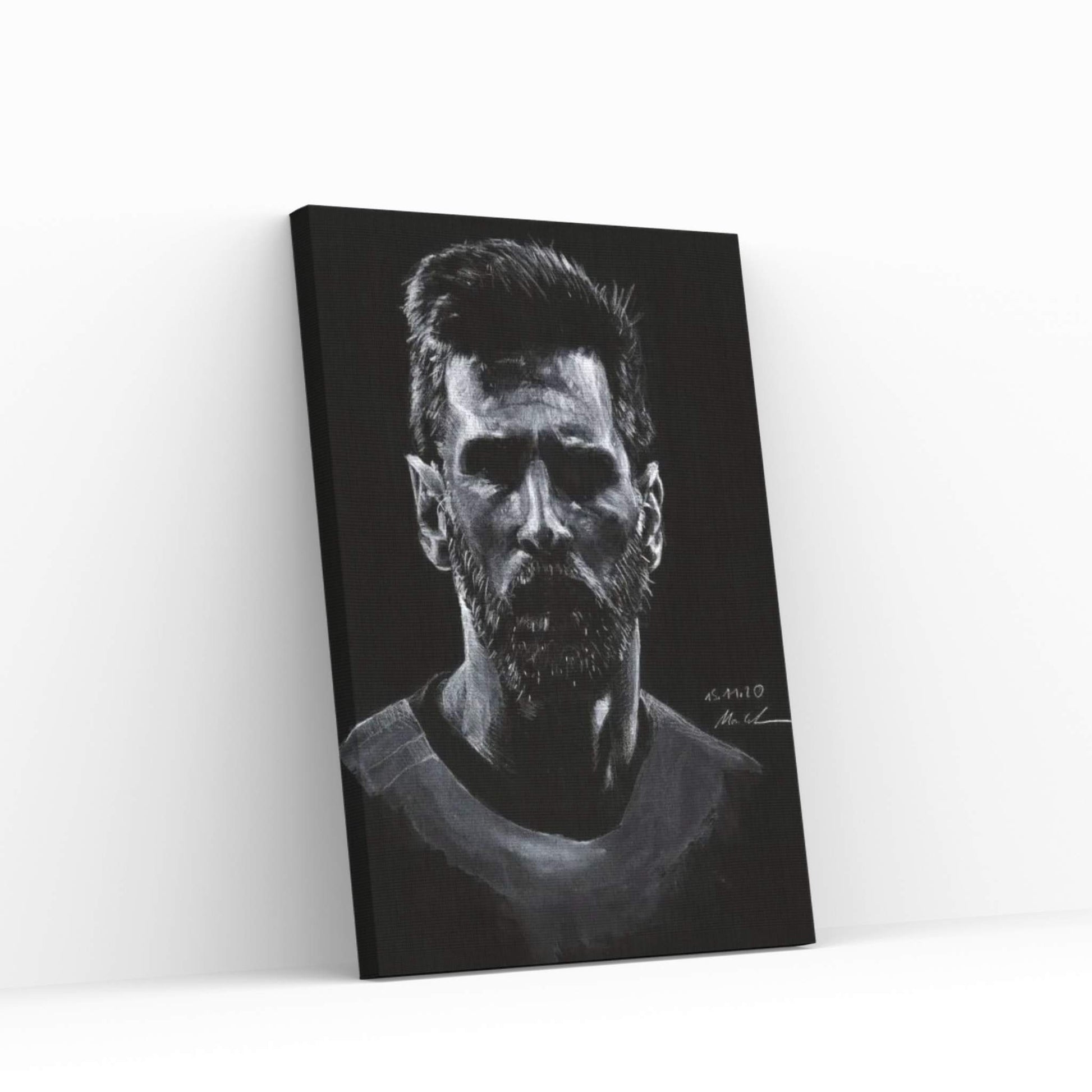 Leo Messi Canvas Wall Art - Y Canvas