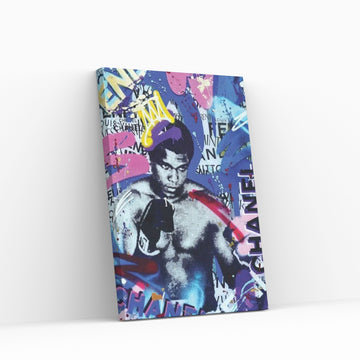 Ali Brand Graffiti Canvas Wall Art - Y Canvas