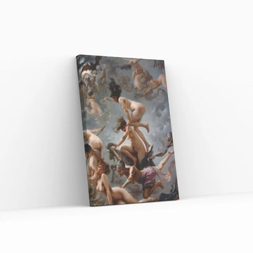 Luis Ricardo Falero : The Witches Sabbath (1878) Canvas Wall Art Print Poster - Y Canvas
