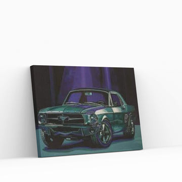 Ford Mustang 1967 Canvas Wall Art - Y Canvas