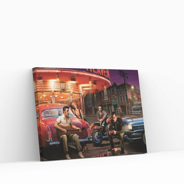 Leg XRoads Canvas Wall Art - Y Canvas