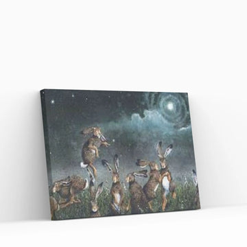 Moondance Canvas Wall Art - Y Canvas
