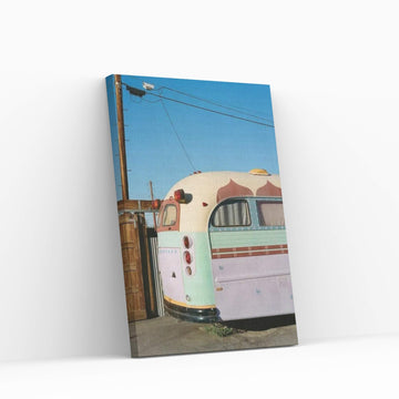 Joshua Tree Bus On Film Canvas Wall Art - Y Canvas