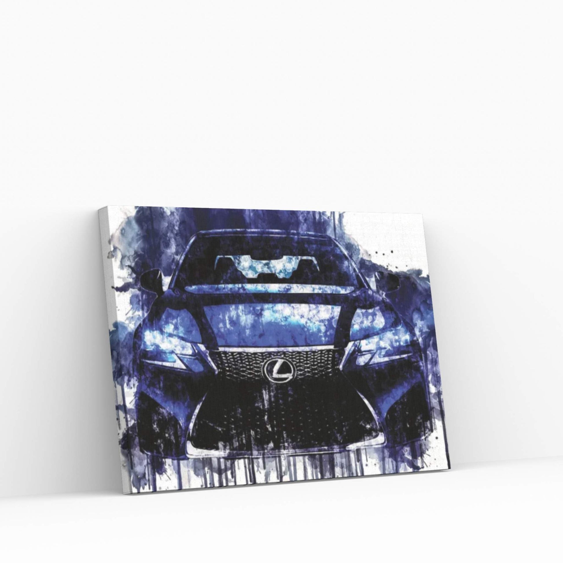 Car 2017 Lexus GS F Luxury Sedan Canvas Wall Art - Y Canvas