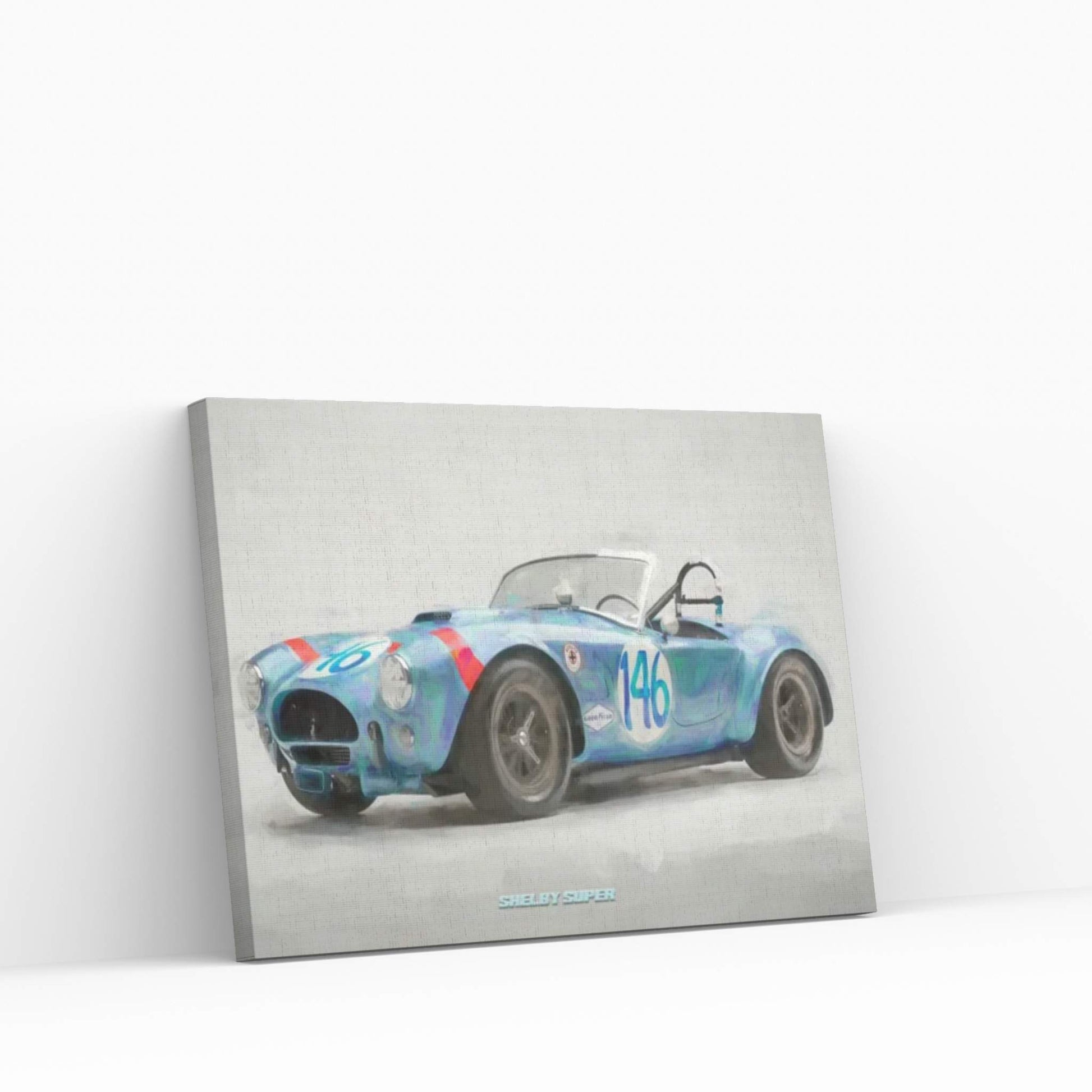 Shelby Super In Watercolor Canvas Wall Art - Y Canvas