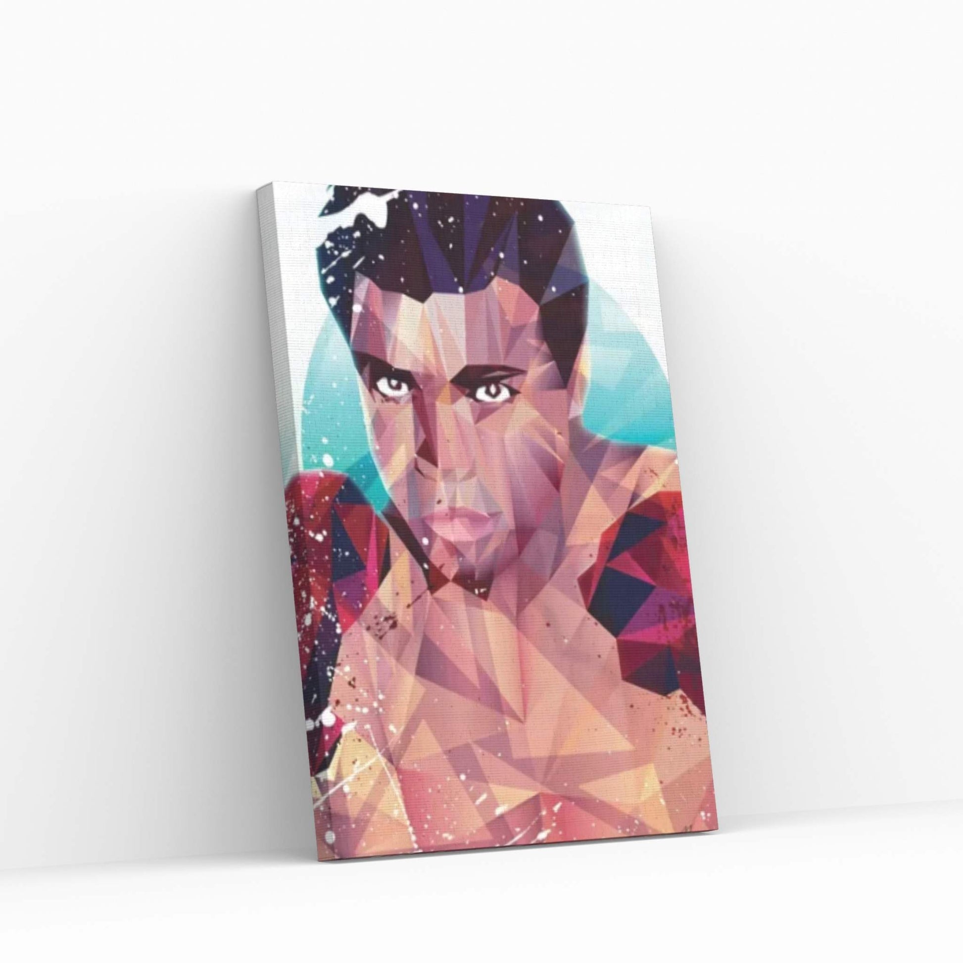 Courageous Ali Canvas Wall Art - Y Canvas