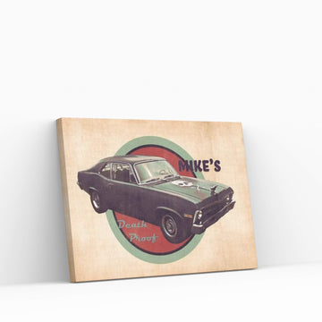 Mike's Death Proof Canvas Wall Art - Y Canvas
