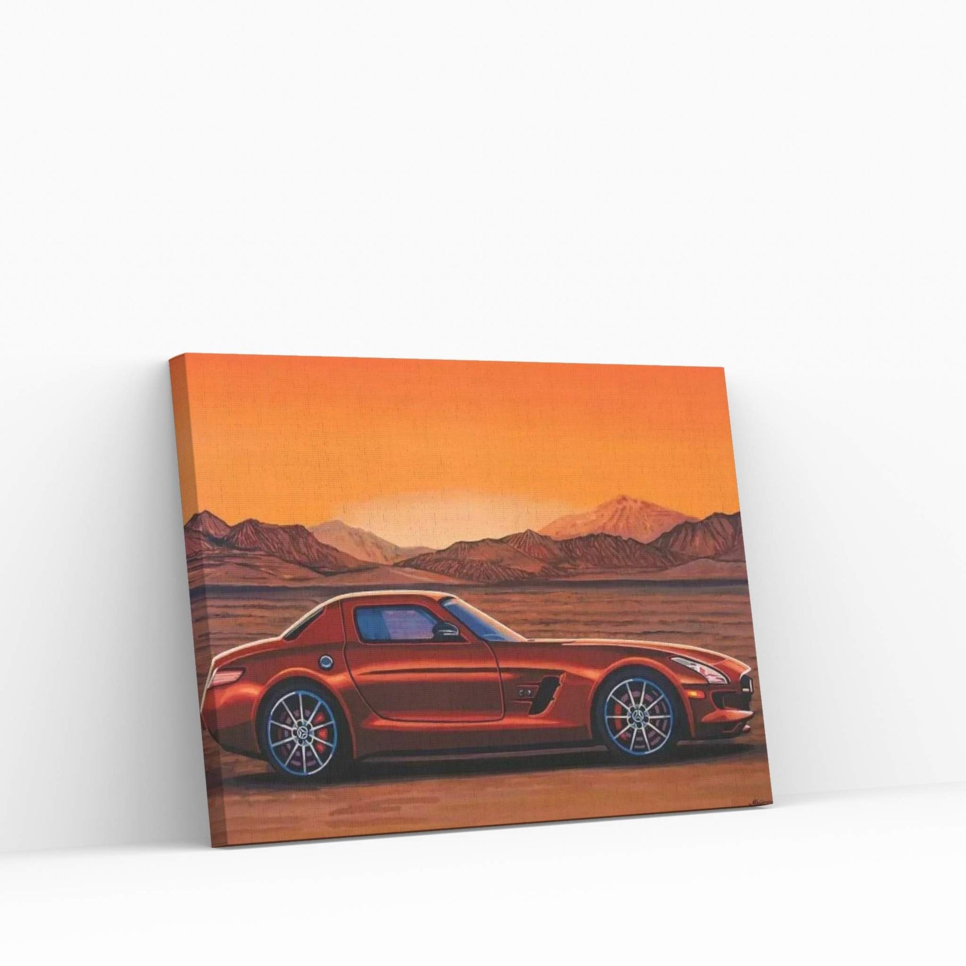 Mercedes Benz Sls Amg Gt Final Edition Canvas Wall Art - Y Canvas