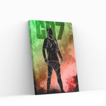 Soul Of CR7 Canvas Wall Art - Y Canvas