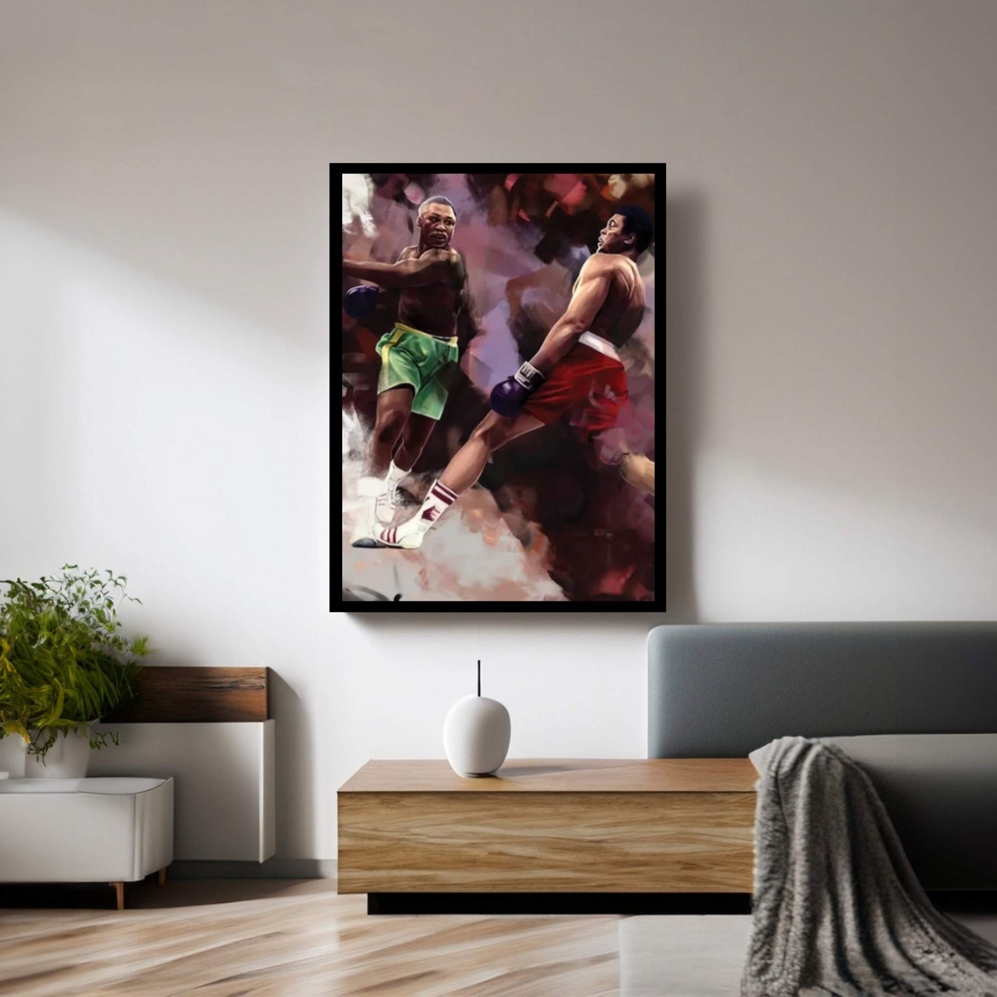 Muhammad Ali Canvas Wall Art - Y Canvas