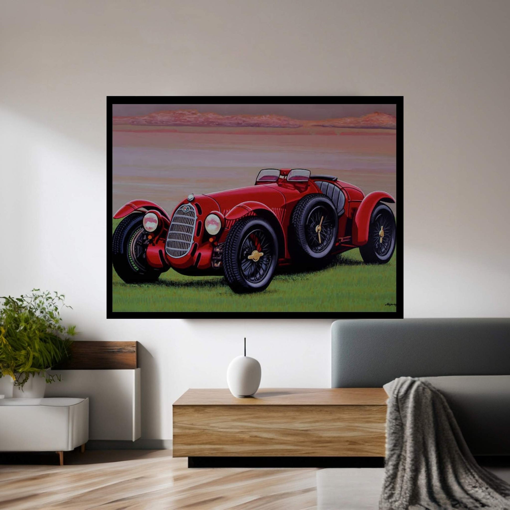 Alfa 8C 2900 Canvas Wall Art - Y Canvas