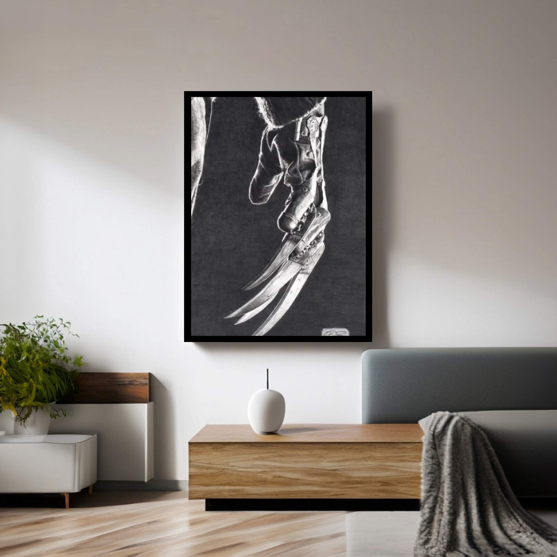 Spirit Fingers Canvas Wall Art - Y Canvas
