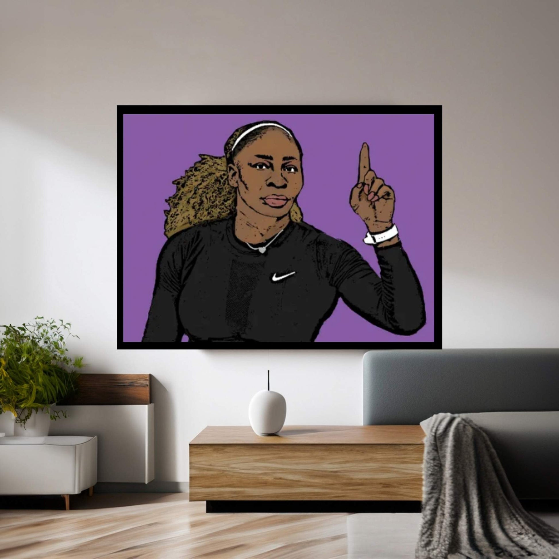 Serena Canvas Wall Art - Y Canvas