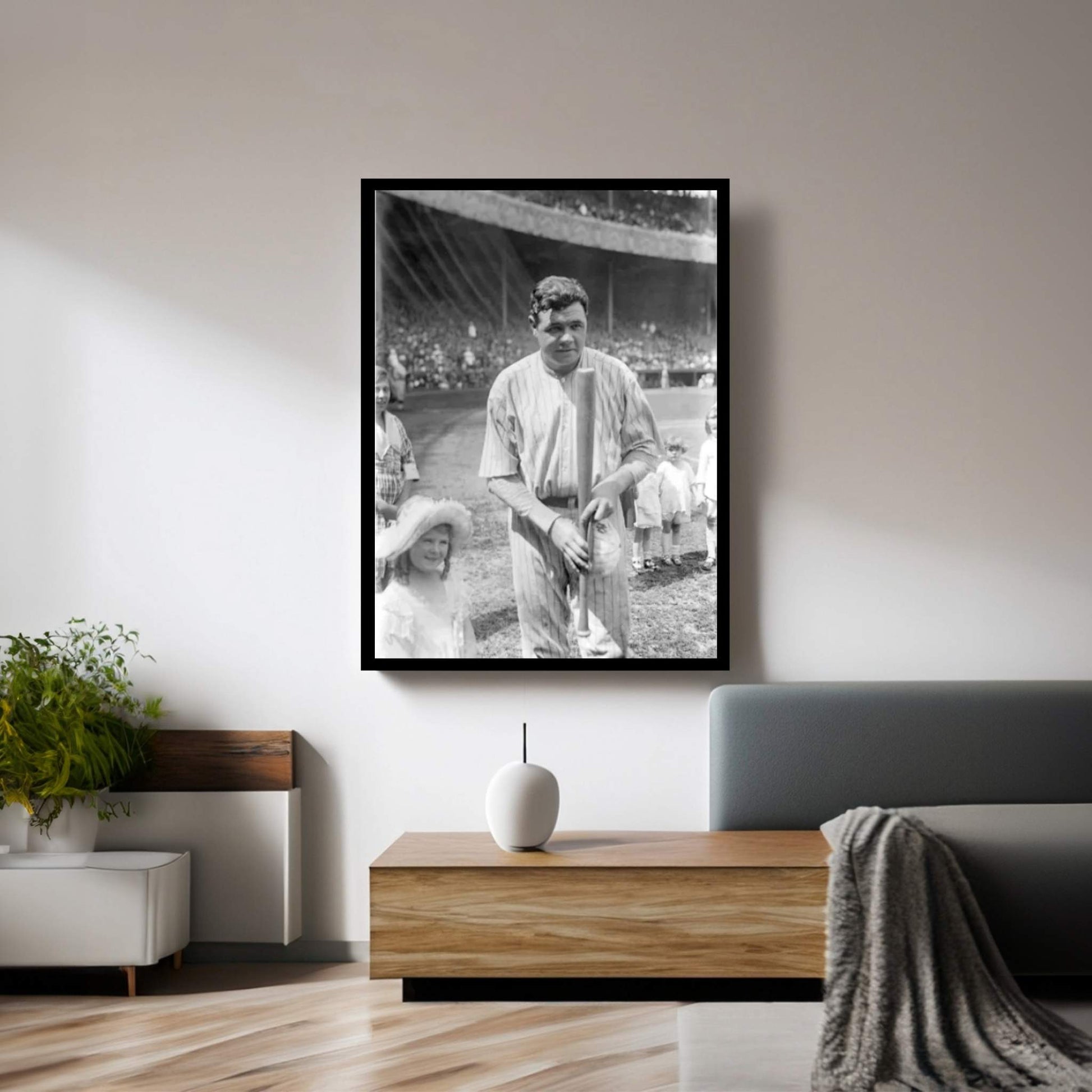 George H. Ruth Canvas Wall Art - Y Canvas