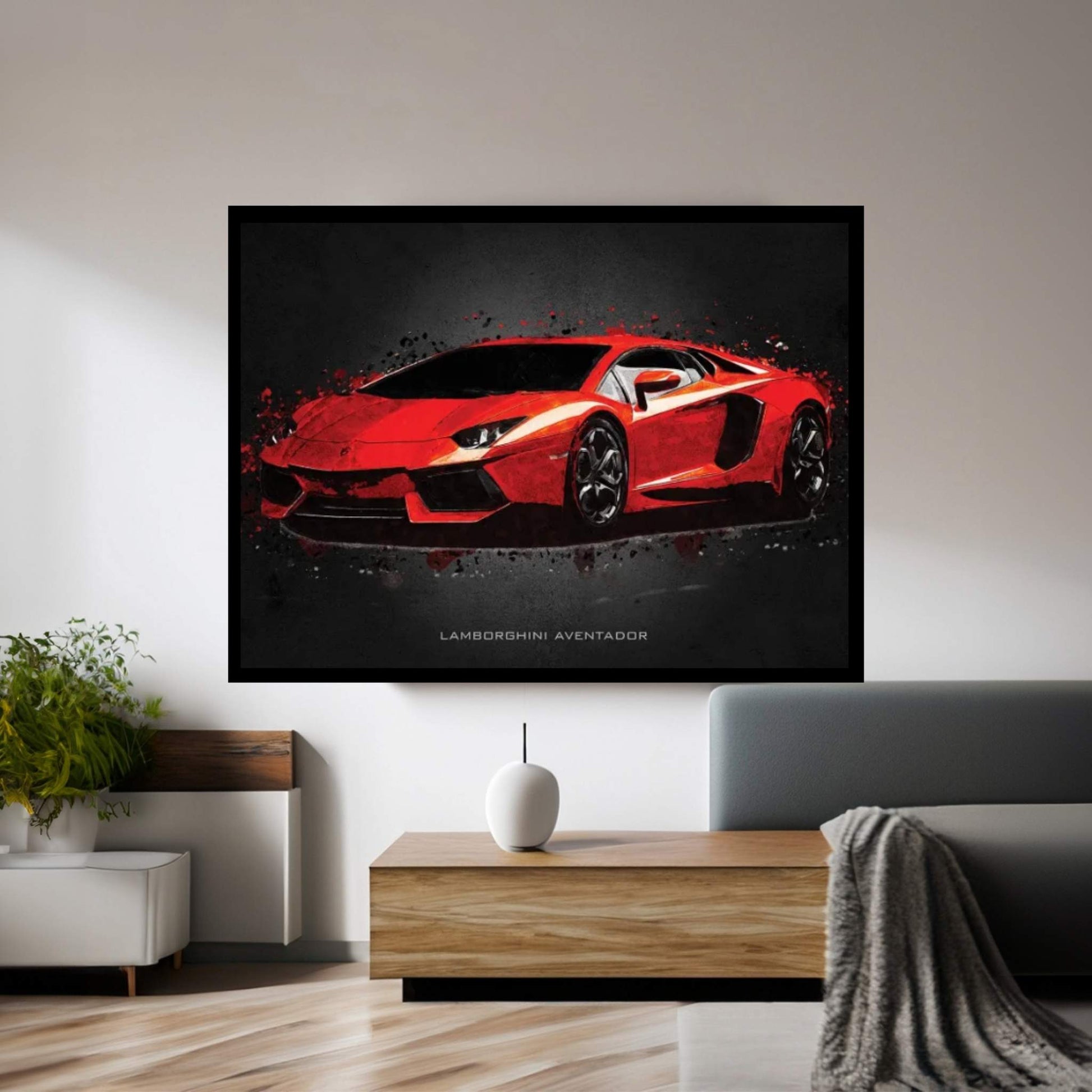 Lamborghini Aventador Canvas Wall Art - Y Canvas