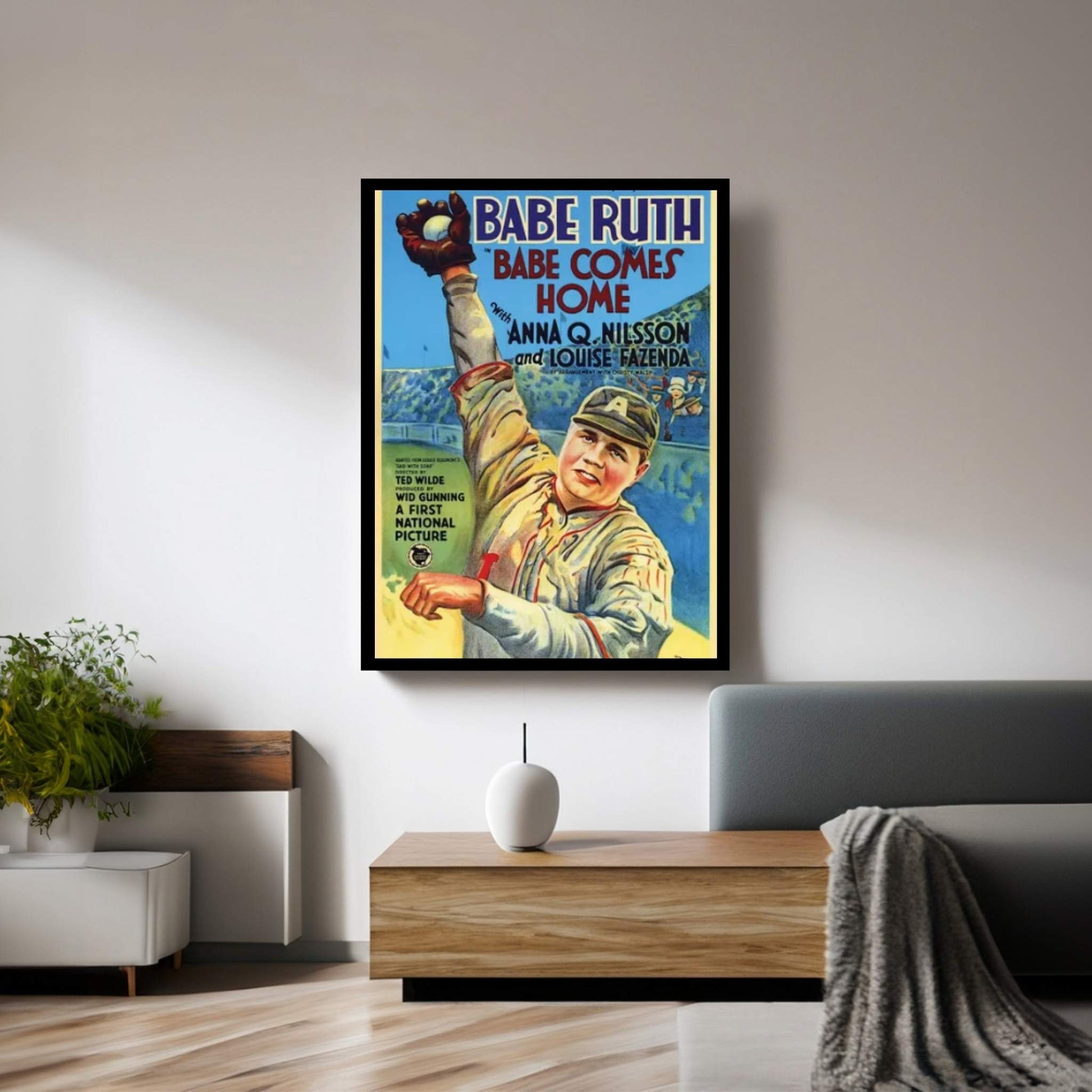Babe Comes Home Canvas Wall Art - Y Canvas