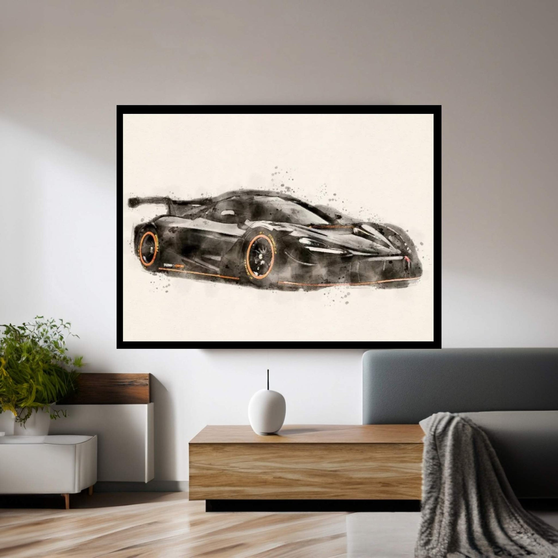 McLaren 720S GT3X Canvas Wall Art - Y Canvas