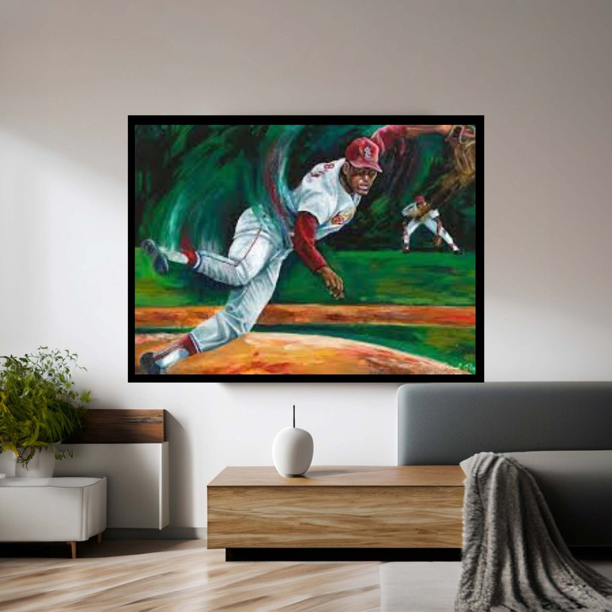 Gibby (Bob Gibson) Canvas Wall Art - Y Canvas