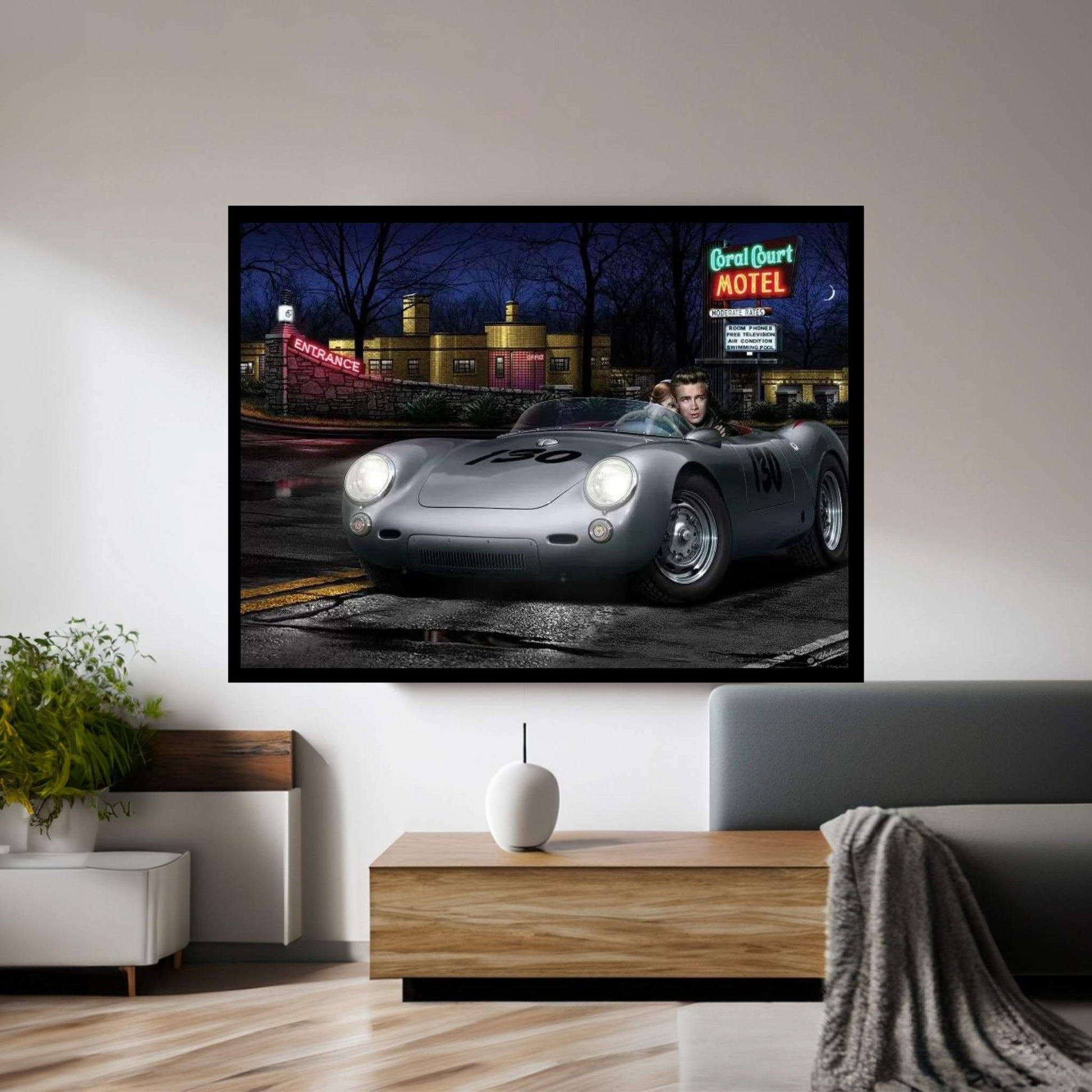 No Tell Motel II Canvas Wall Art - Y Canvas