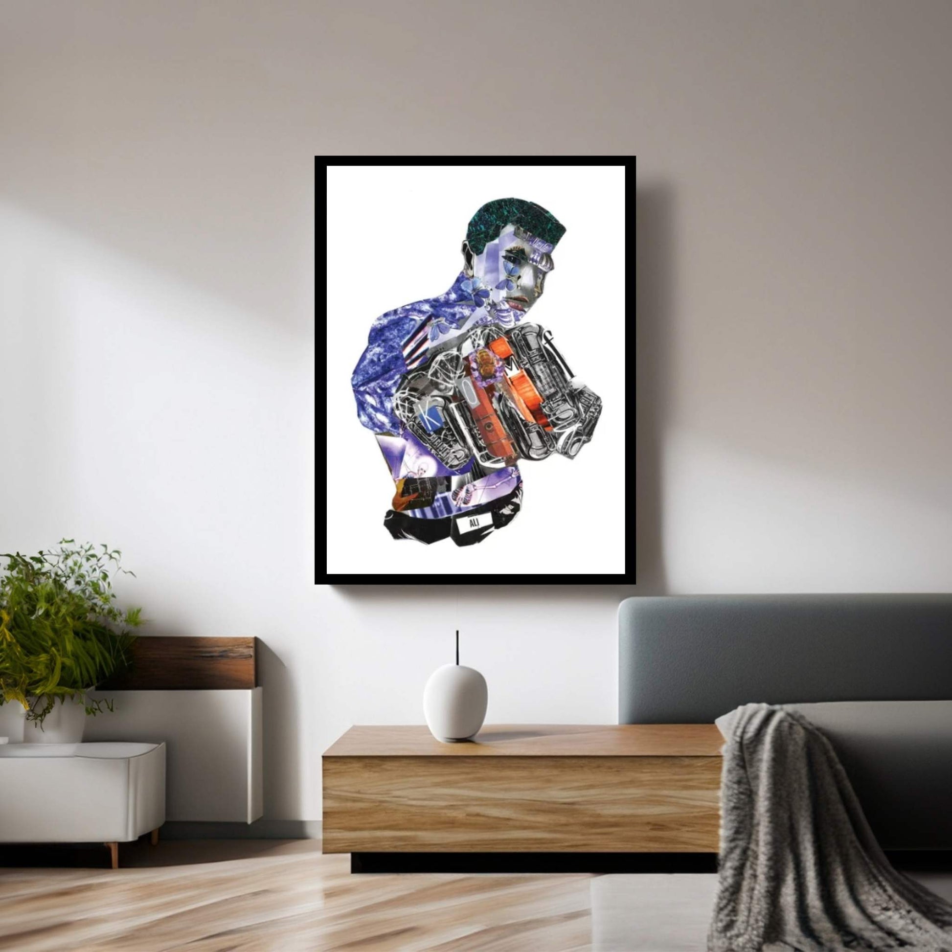 Ali Canvas Wall Art - Y Canvas