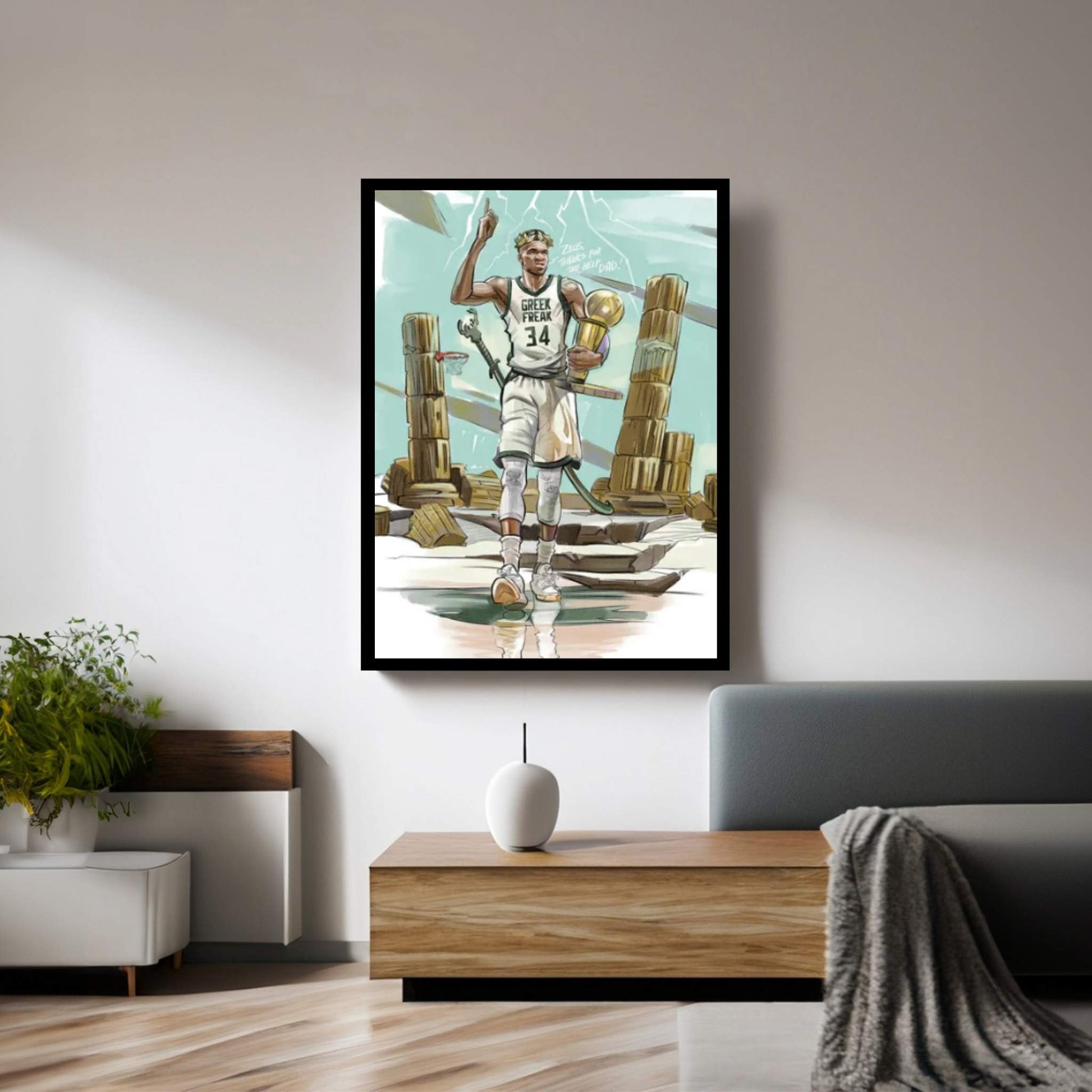 The One Who Comes With A Sword Would Perish From The Same Sword Canvas Wall Art - Y Canvas