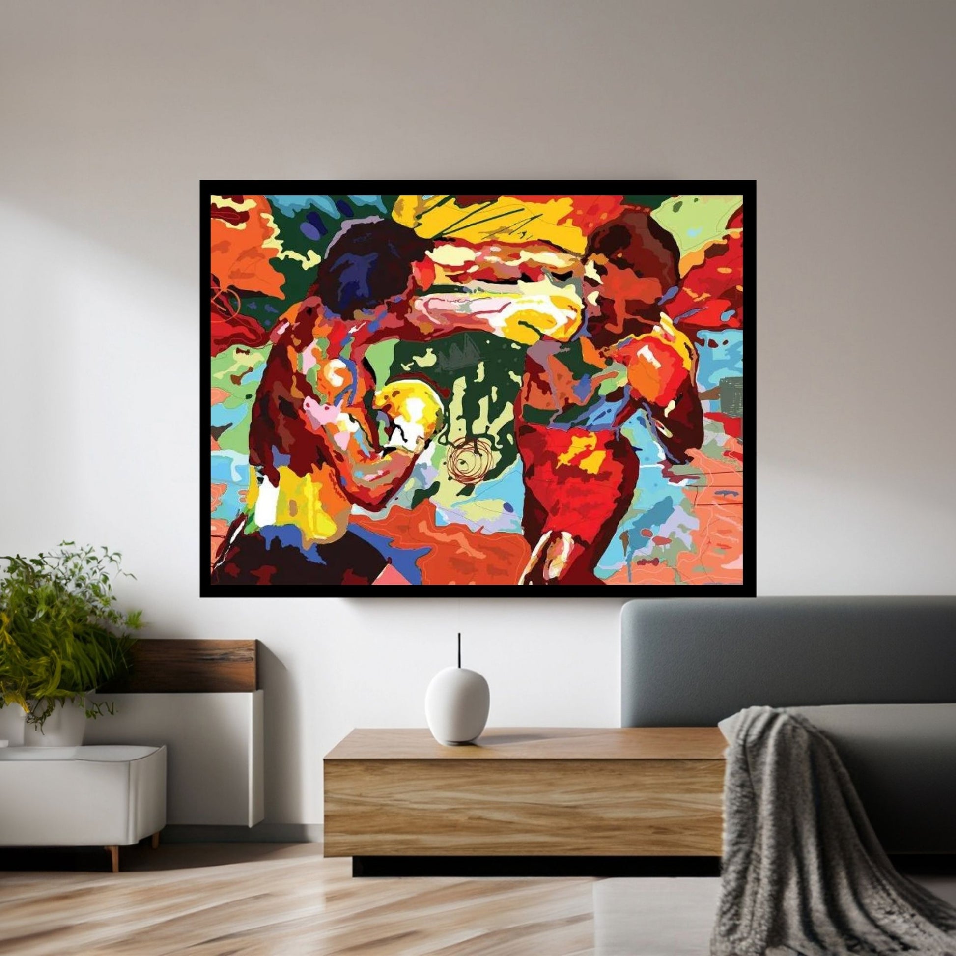 DING DING Canvas Wall Art - Y Canvas