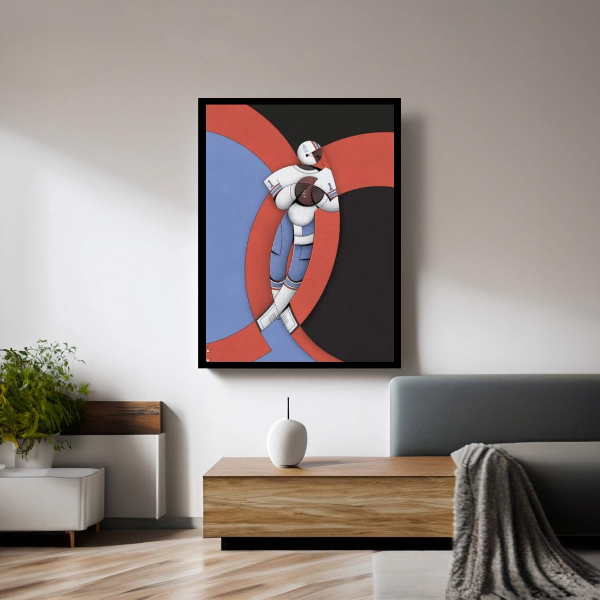 Moon Canvas Wall Art - Y Canvas