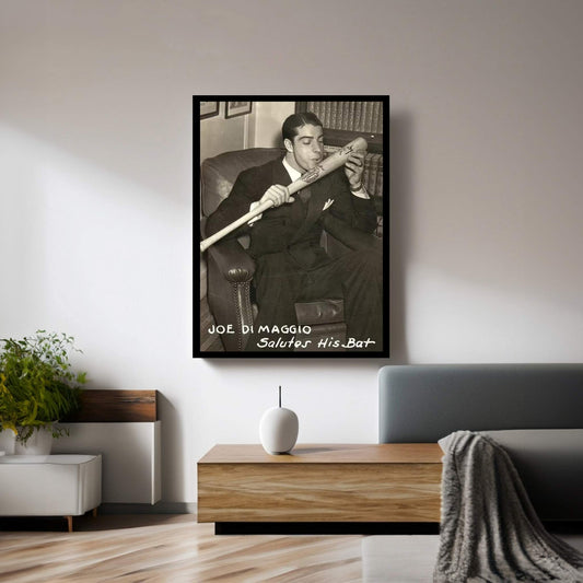 Joe Dimaggio (1914-1999) Canvas Wall Art - Y Canvas