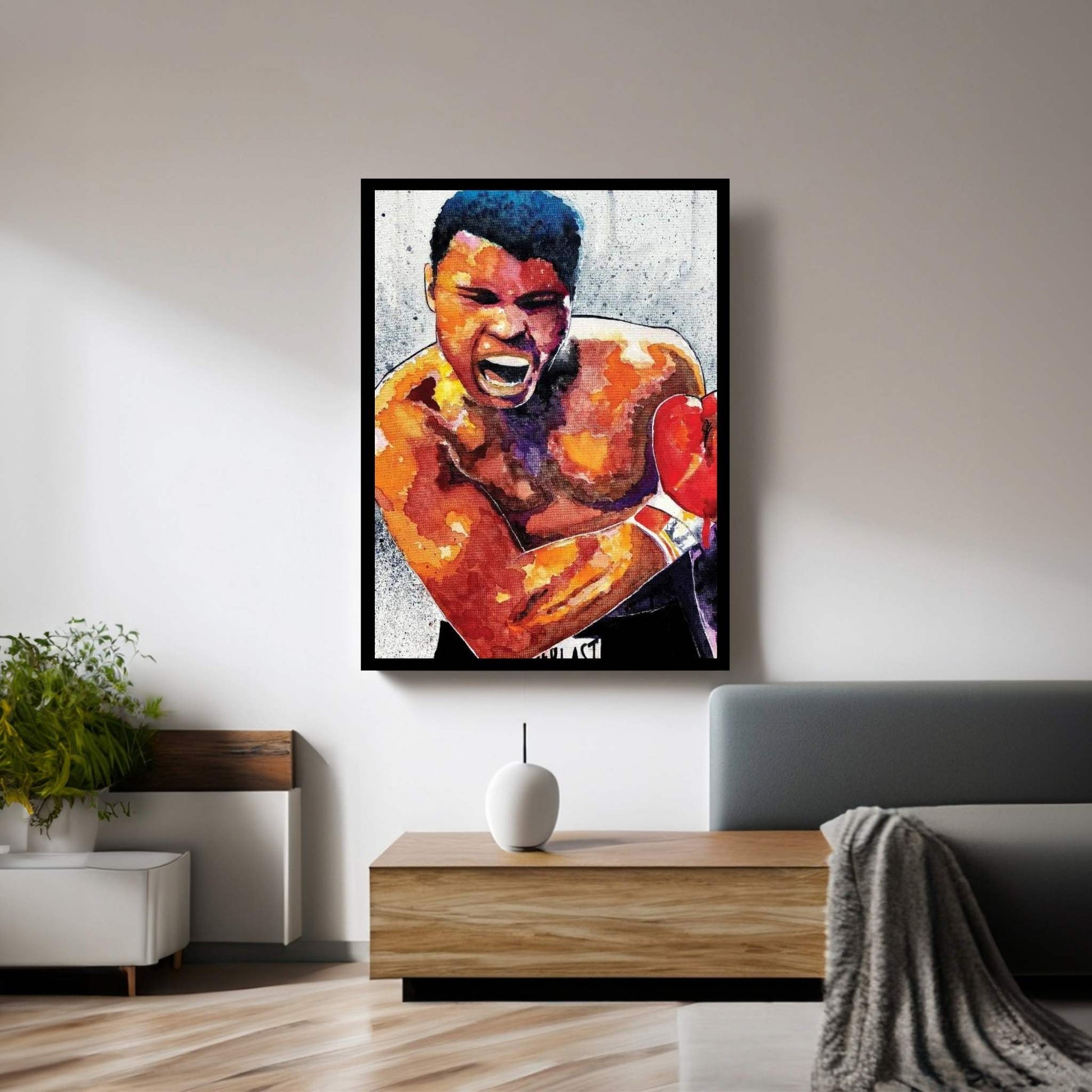 Muhammad Ali - The Greatest Canvas Wall Art - Y Canvas