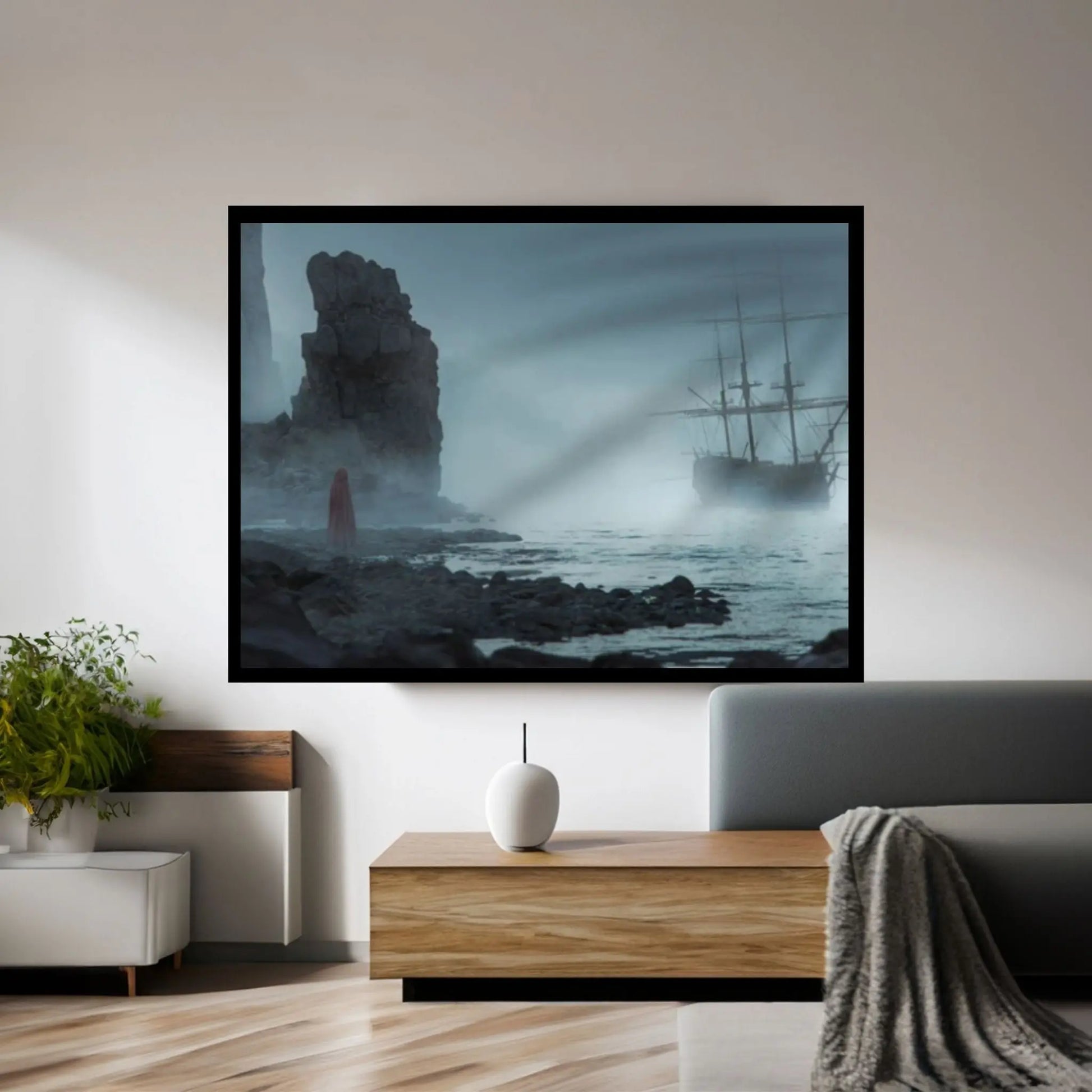 Sailing Boat Canvas, Large Canvas Sea, Canvas Wall Art, Wall Decor,Sea Landscape Decor - Y Canvas