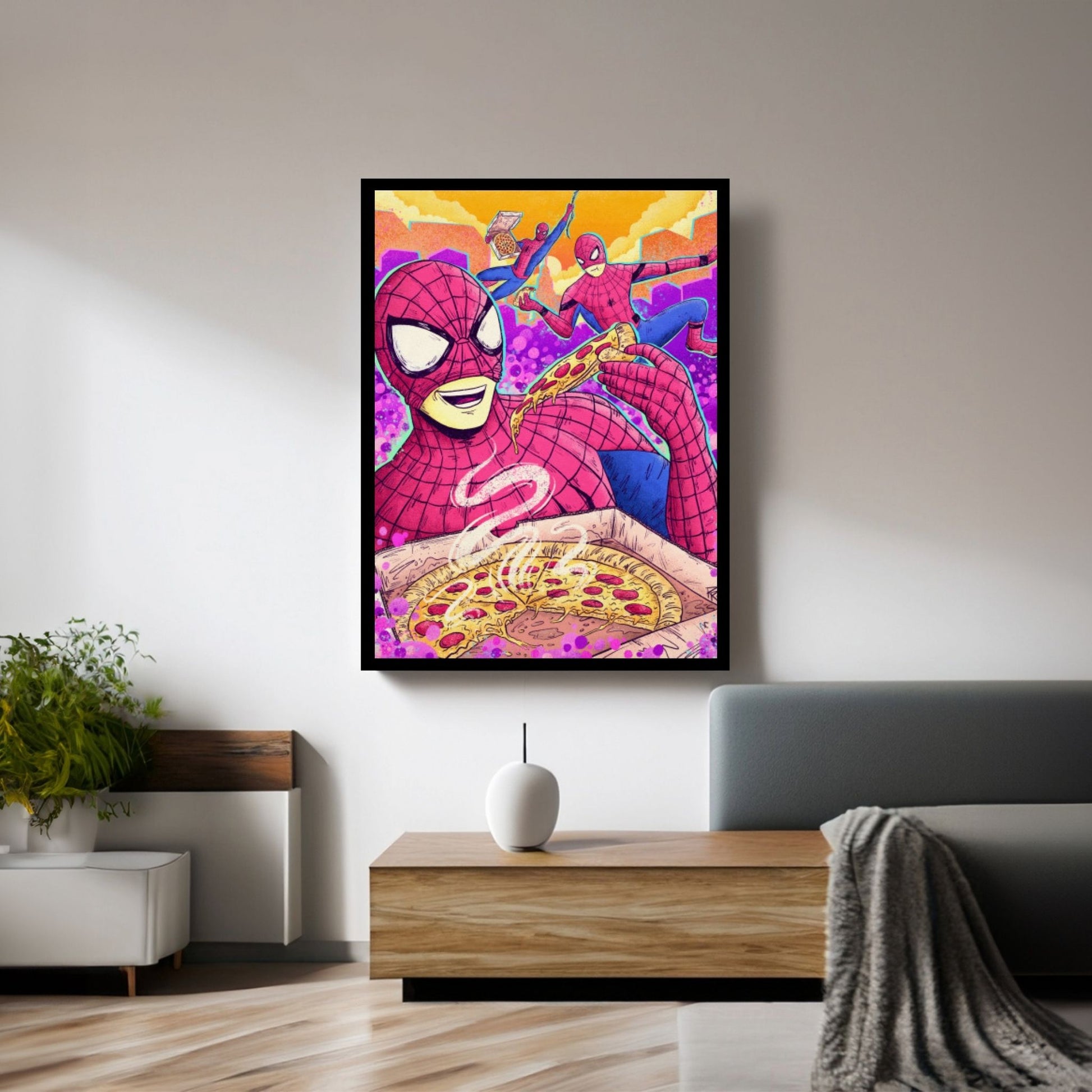 Spiderman Canvas Wall Art - Y Canvas