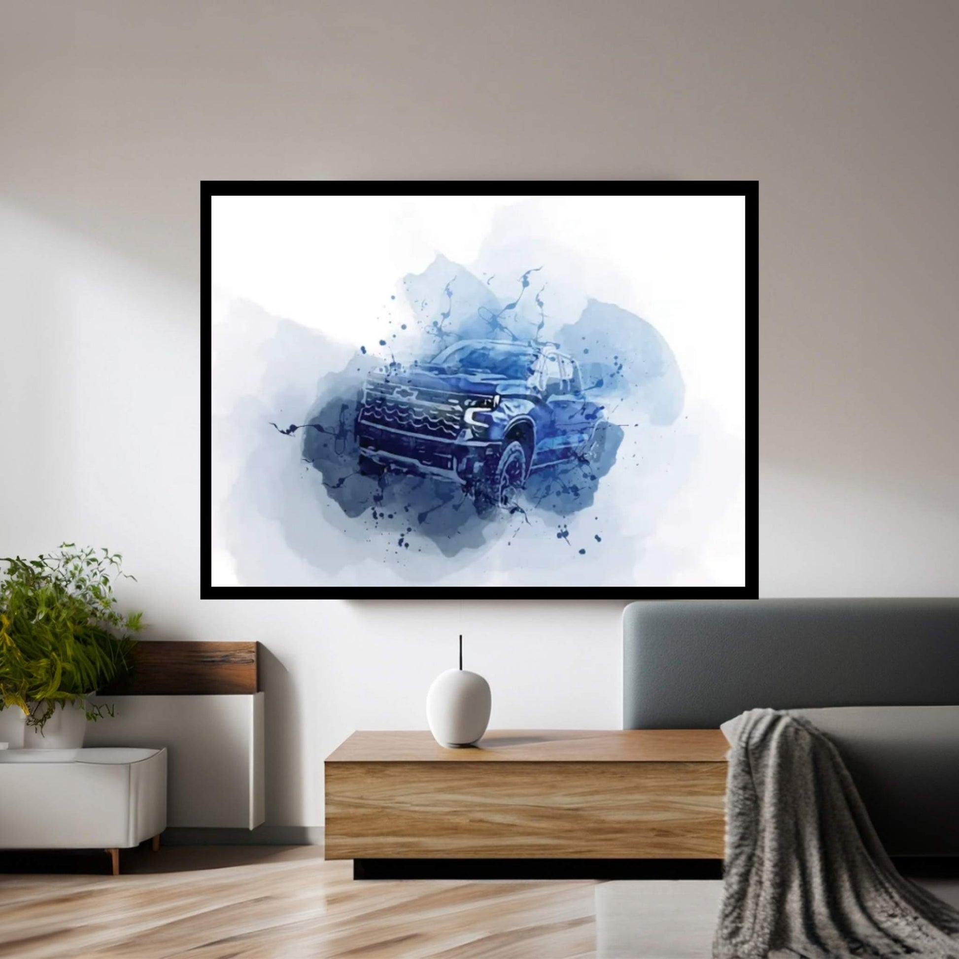 Chevrolet Silverado Zr2 River 2022 Cars Offroad Suvs Canvas Wall Art - Y Canvas