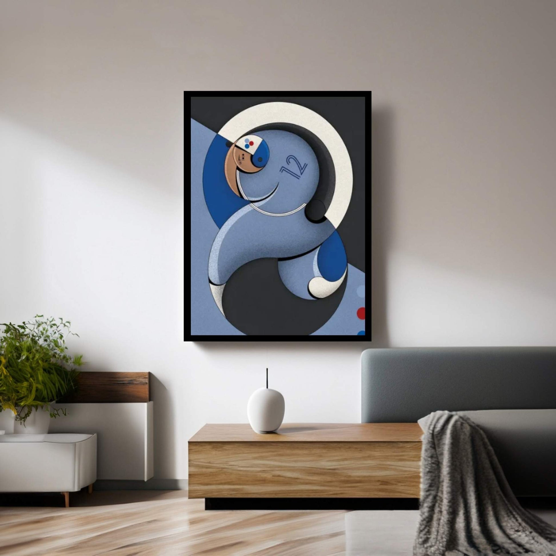 Robbie Canvas Wall Art - Y Canvas