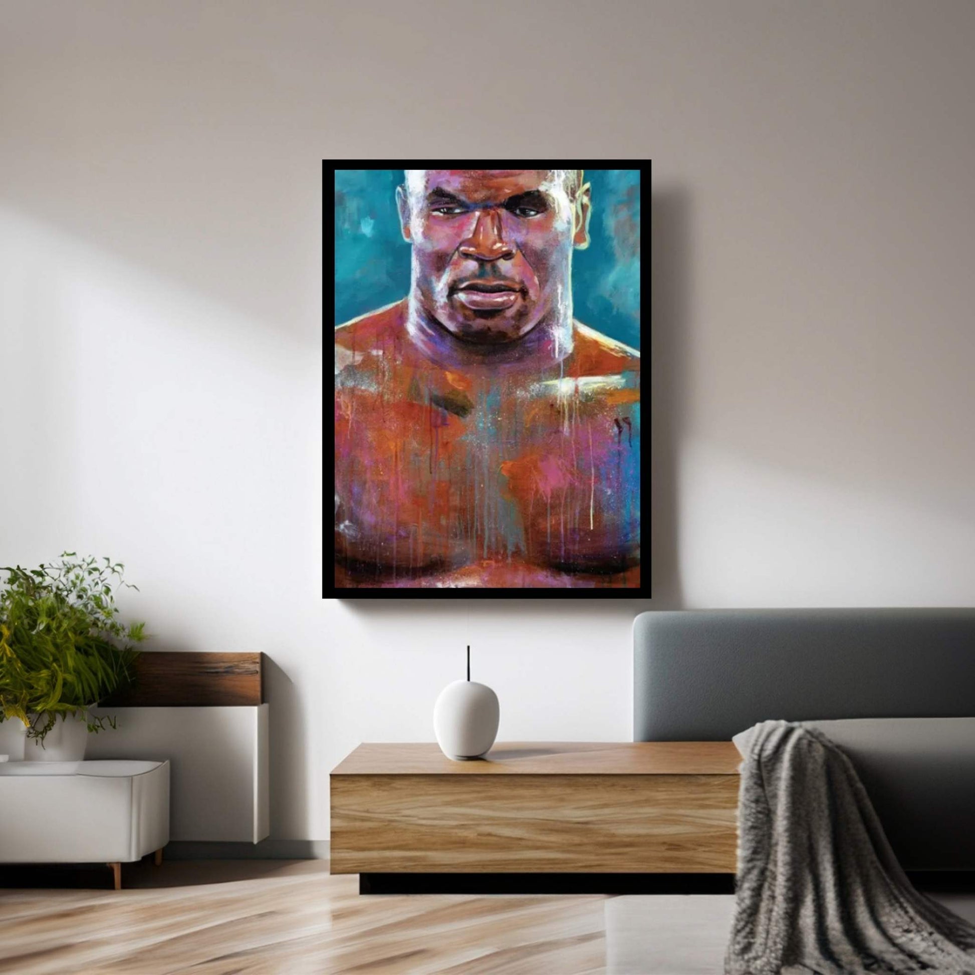 Mike Tyson Canvas Wall Art - Y Canvas